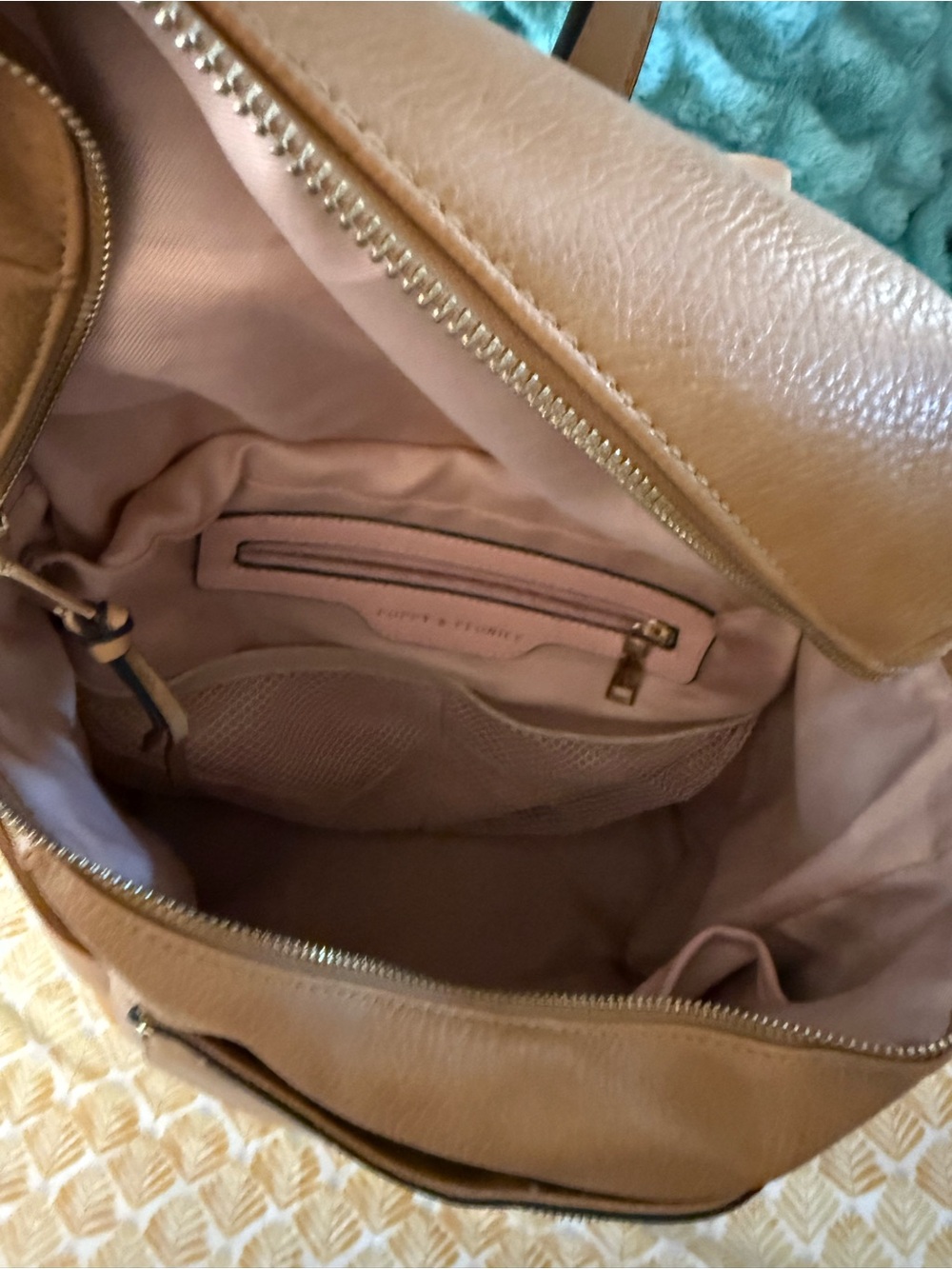 Poppy and Peonies Commuter Backpack - Picture 2 of 4